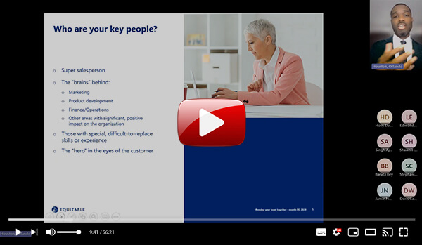 webinar retain attract key employees
