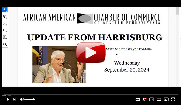 Update from Harrisburg with Senator Fontana